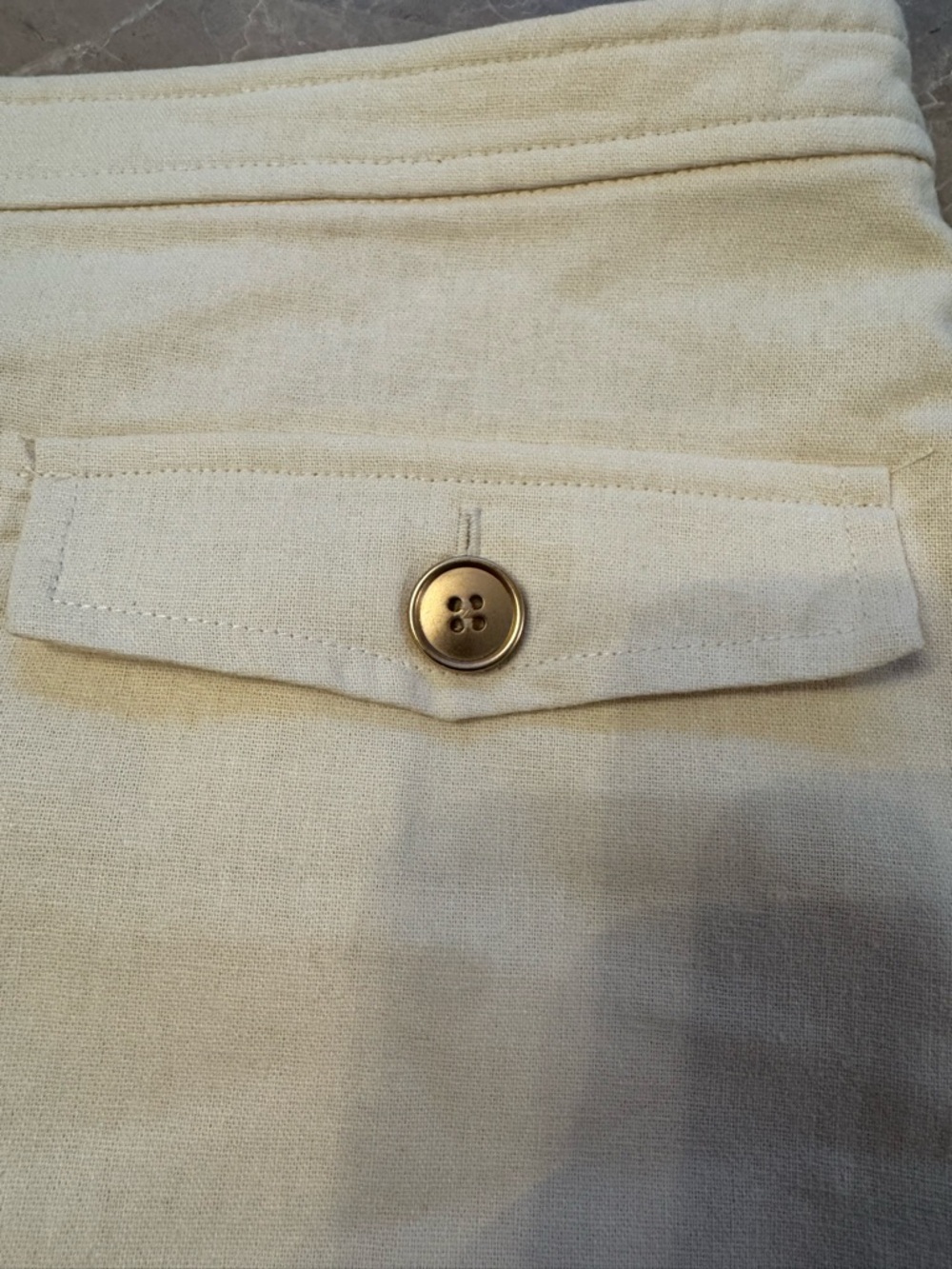 J . CREW Linen-blend Button-through
A-line Skirt size 8 - Picture 6 of 14